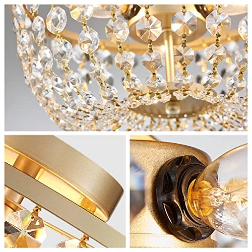 Crystal Leaf Chandelier