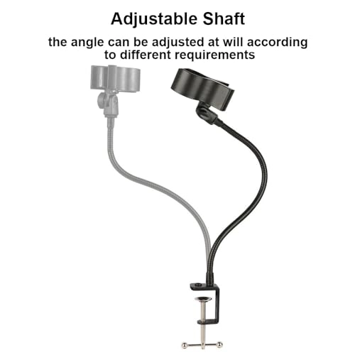 Microphone Bracket - Flexible Adjustable Clamp-on