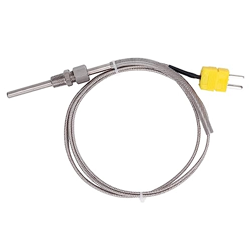 K Type Thermocouple - 1/8in NPT 80mm 1 meter