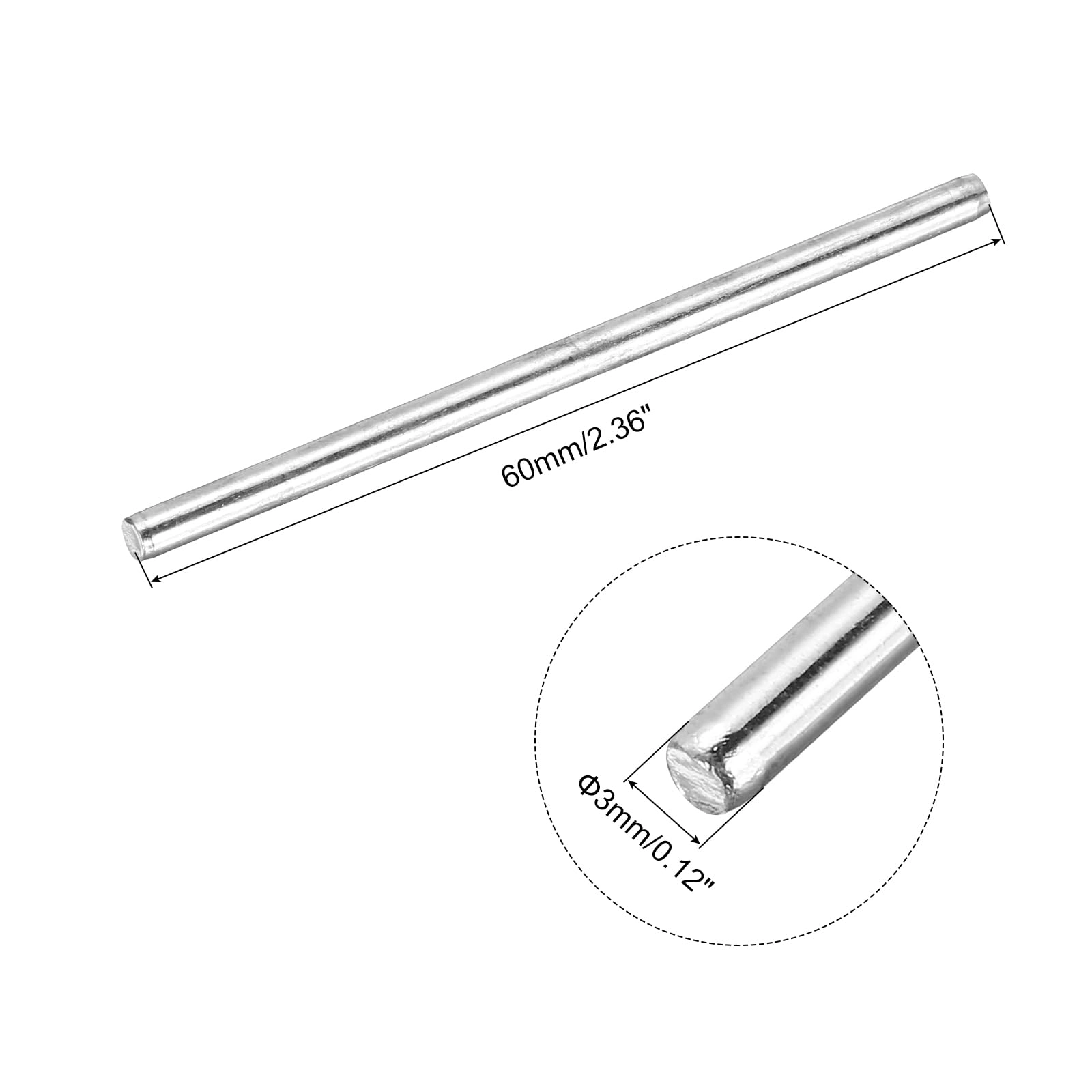 Round Rod Axles