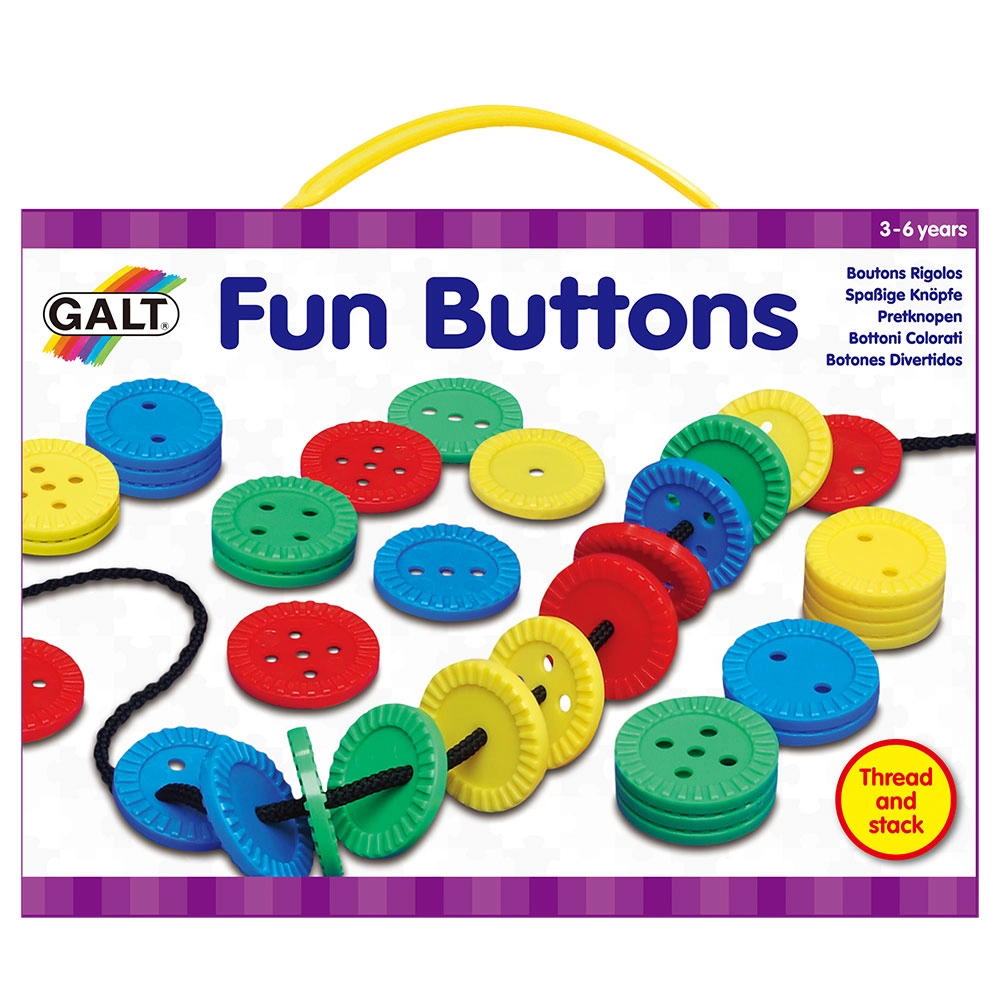 Fun Buttons - Suitable for 3-6 years 40 pieces