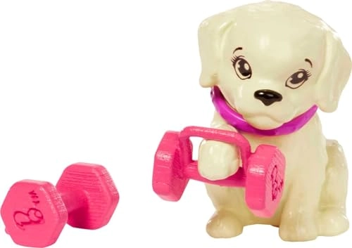 Barbie Doll - Puppy Workout Outfit Roller Skates