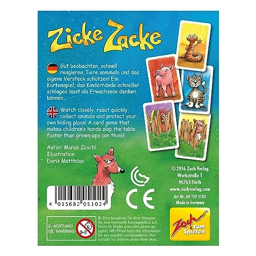 Zicke Zacke - Card Game (German)