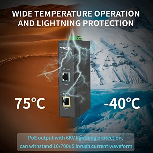 PT-PSE105GWH-E - 55V 95W single output port IEEE802.3af/at/PoE++ 10/100/1000Mbps