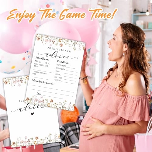 Baby Shower Game Cards - 30 pieces