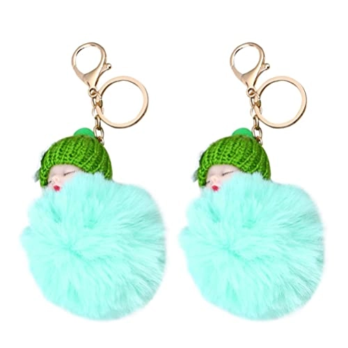 Doll Pompom Keychain