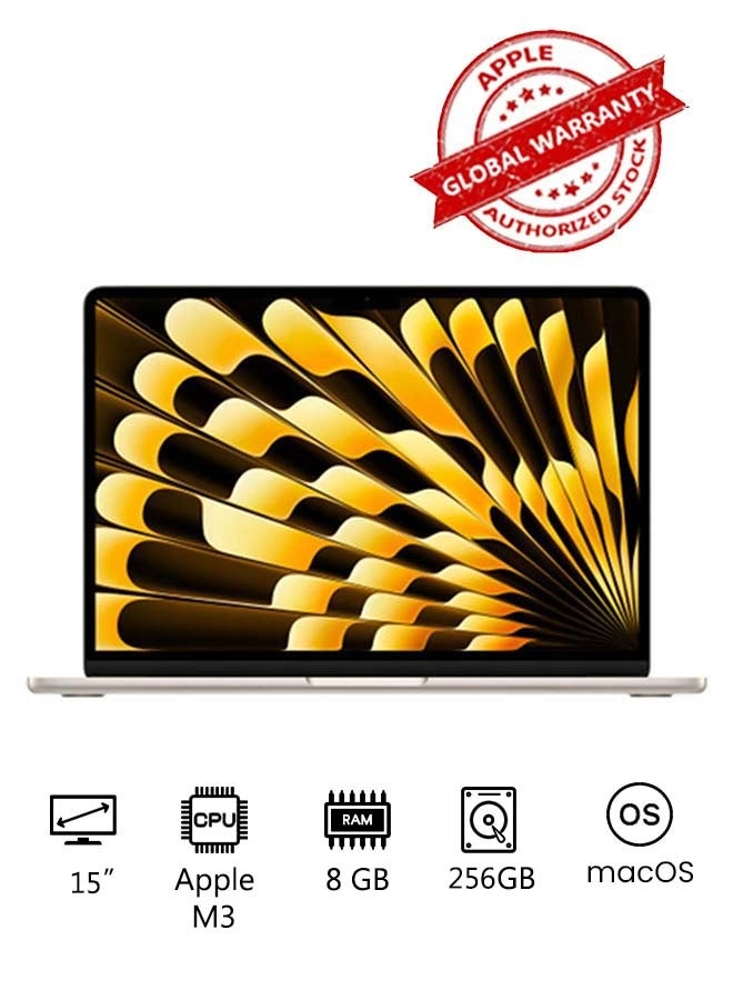 MacBook Air MRYM3ZS/A - 15'' M3 8GB 256GB SSD