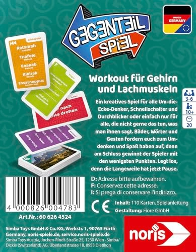 Gegenteil - Kartenspiel (German)