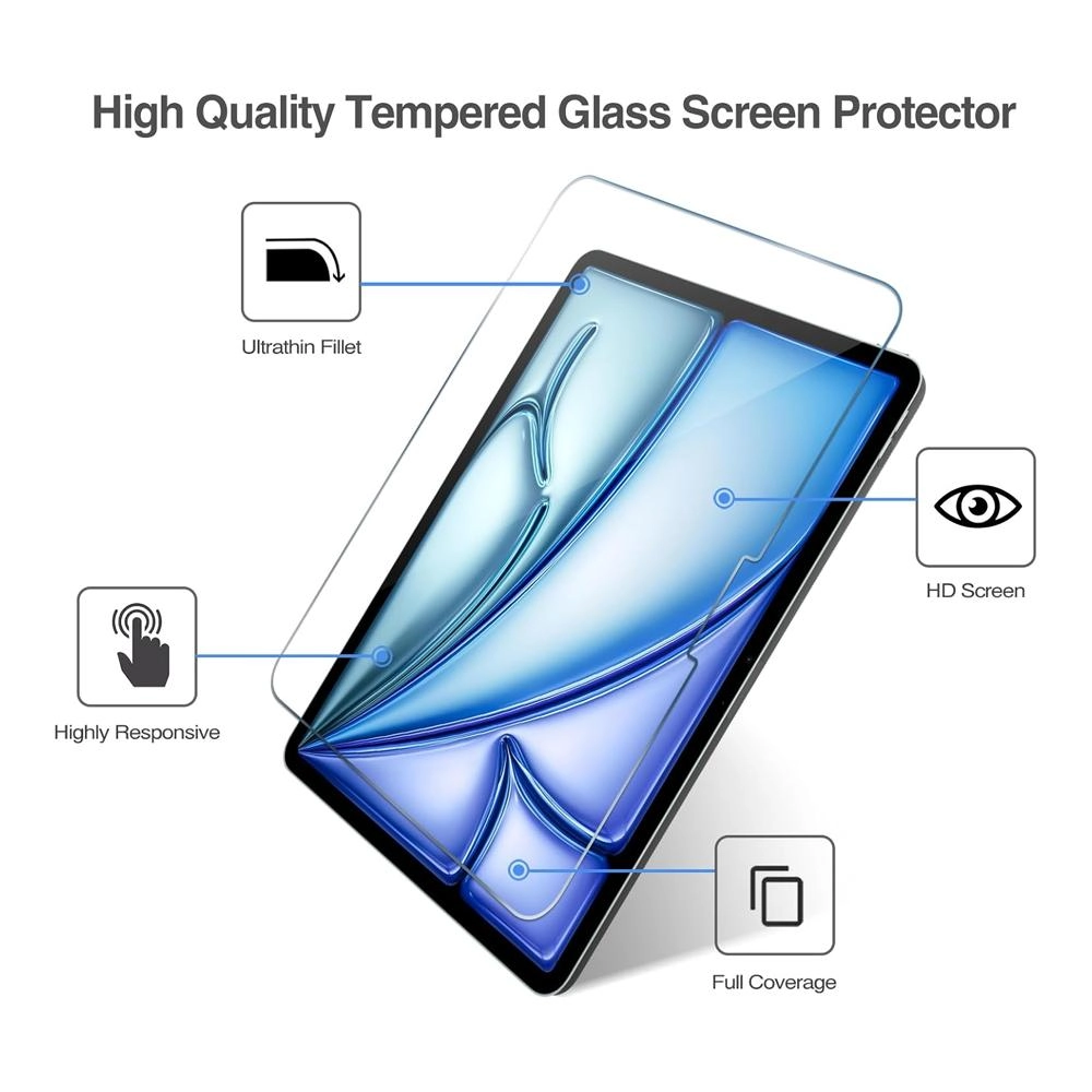 Premium Tempered Glass for iPad 13 Pro 2024