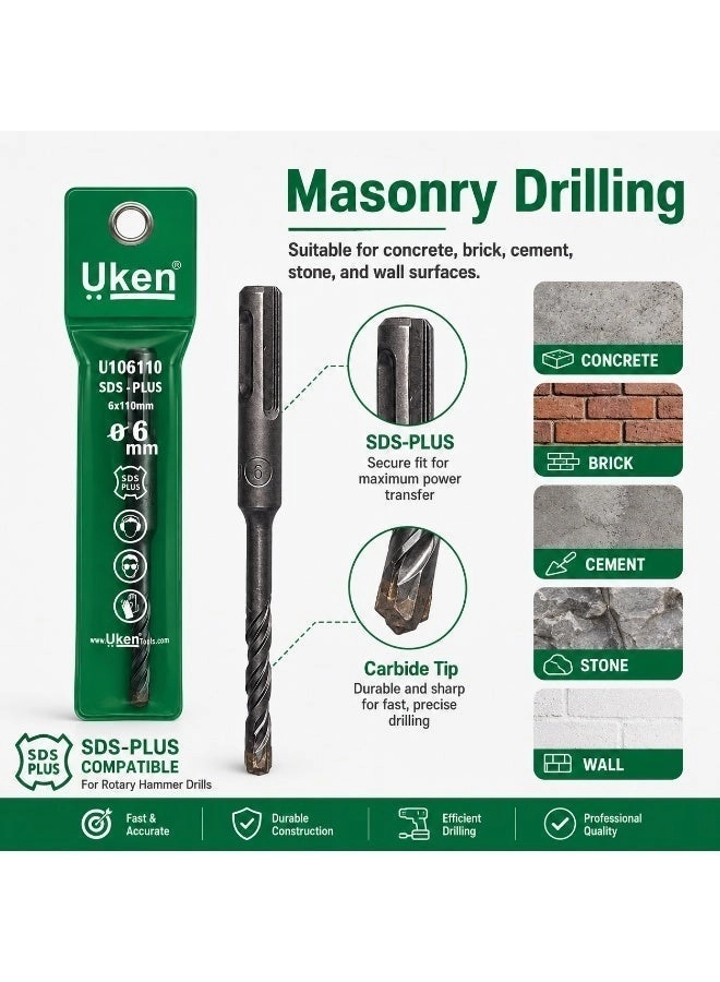 SDS Plus Masonry Drill Bit - 1 piece(s) 6mm