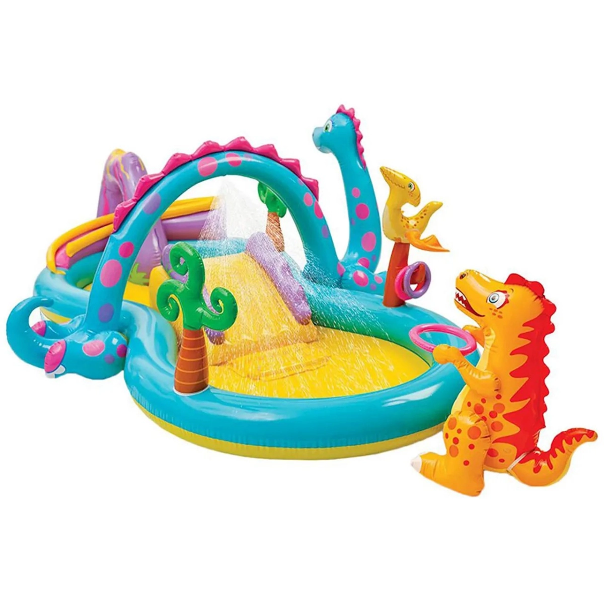 Intex Rainbow Ring Play Center - 77 gallons