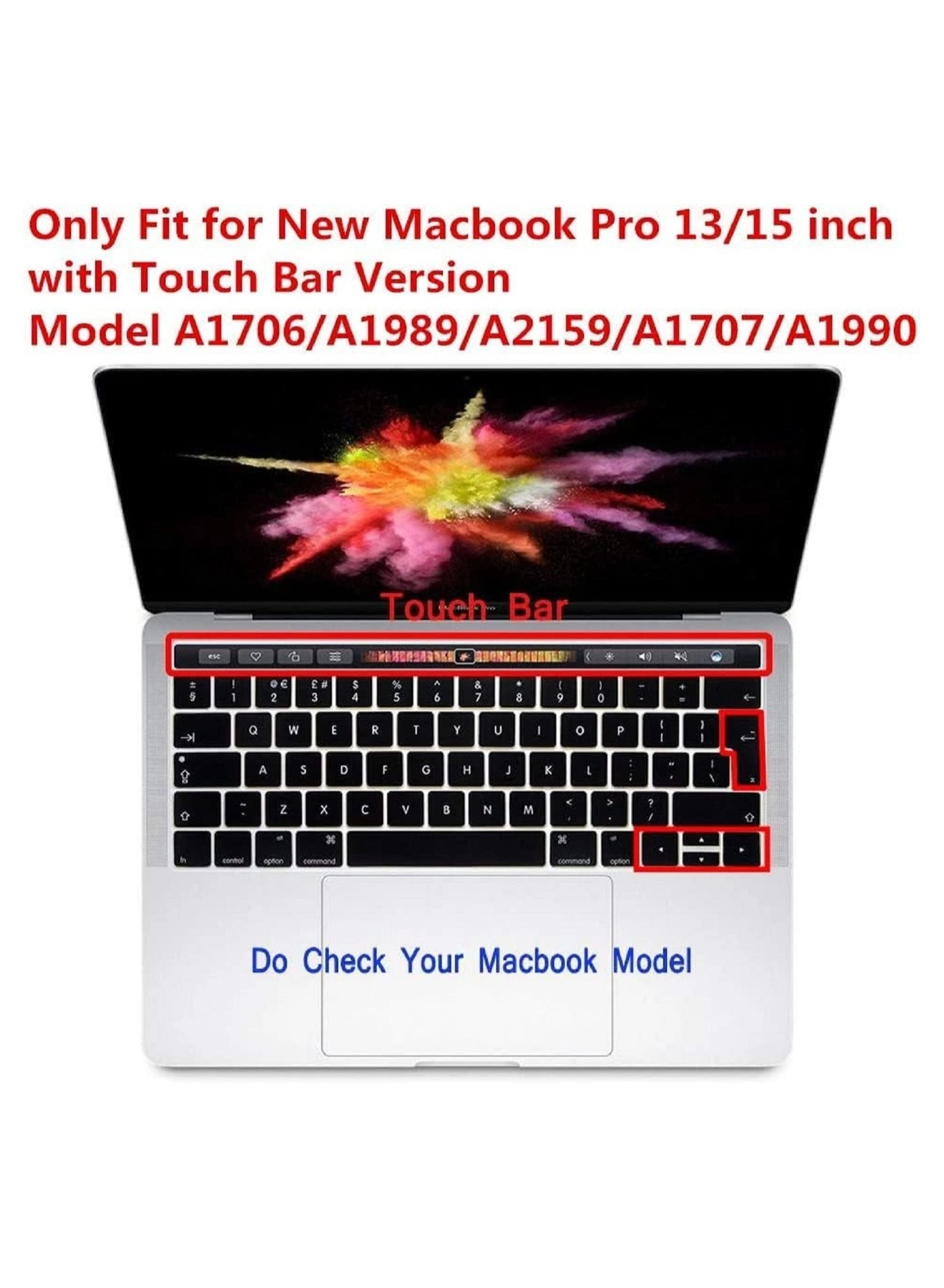 Silicone Skin Keyboard Protector - UK Layout Russian English