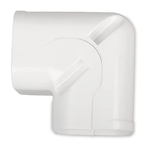 PVC Line Cover Kit - 4" Coupling PVC White