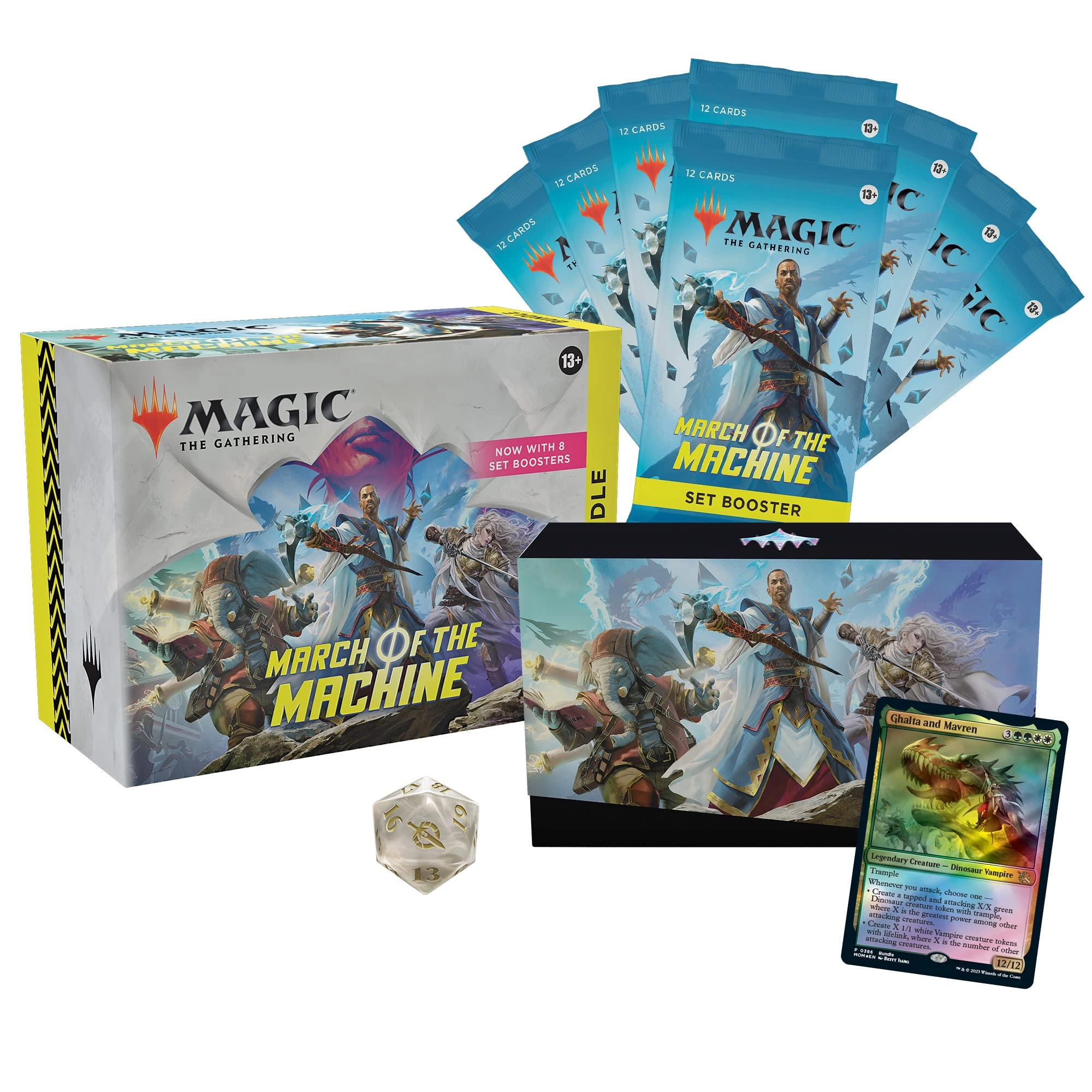 Magic: the Gathering March of the Machine Set Booster - 8 Set Boosters + Card Storage Box
