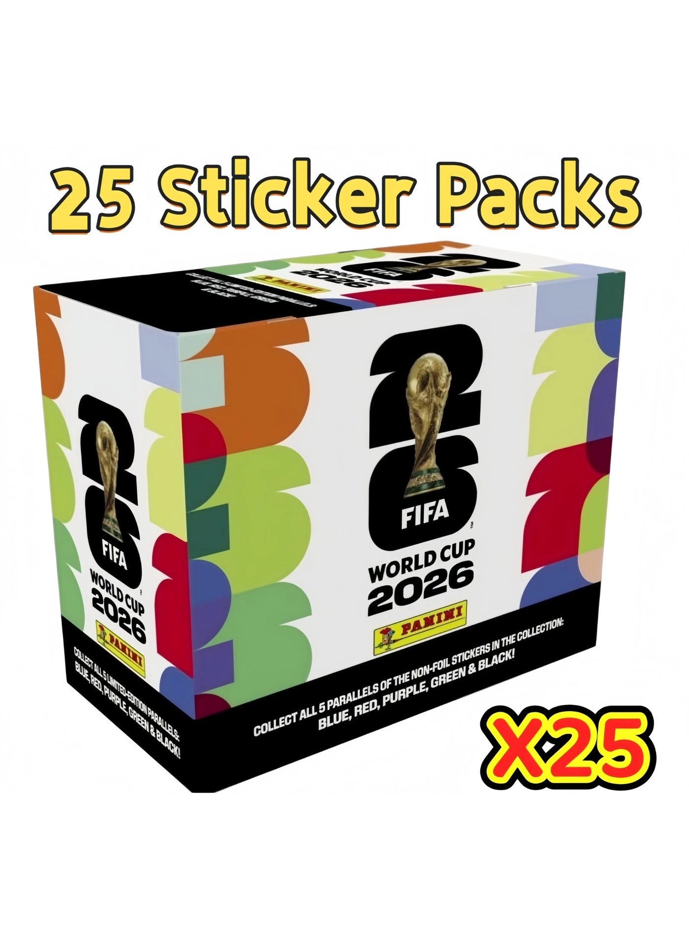 2026 FIFA World Cup Activity Sticker Book 25 pcs