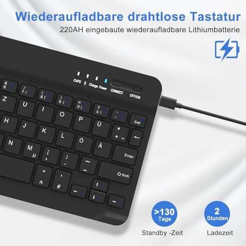 Bluetooth Keyboard - DE Wireless