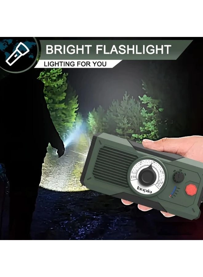 Hand Crank Emergency Radio - 5000mAh