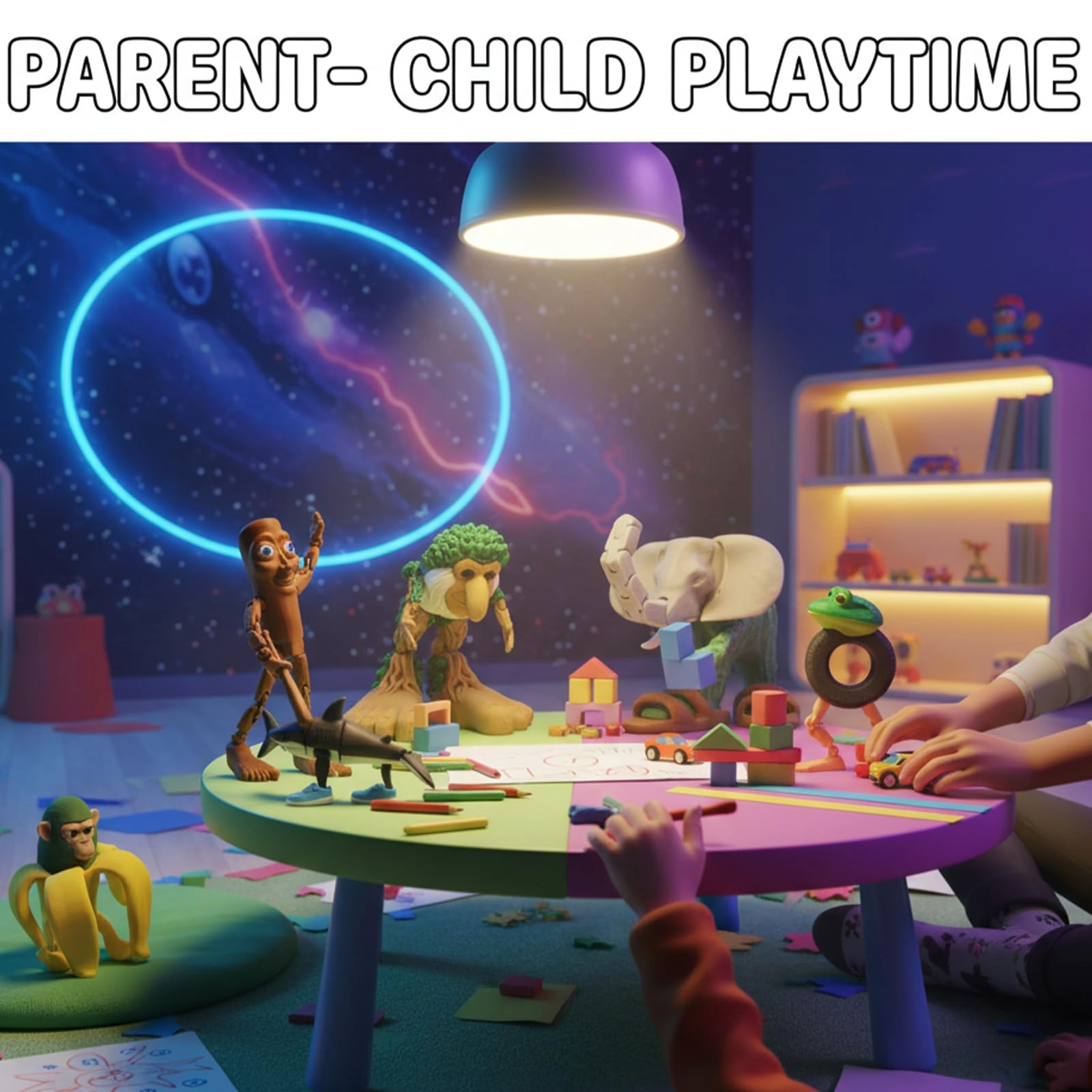 AISHJ - 36.0 months Shark,Frog,Monkey,Elephant,Crocodile 1