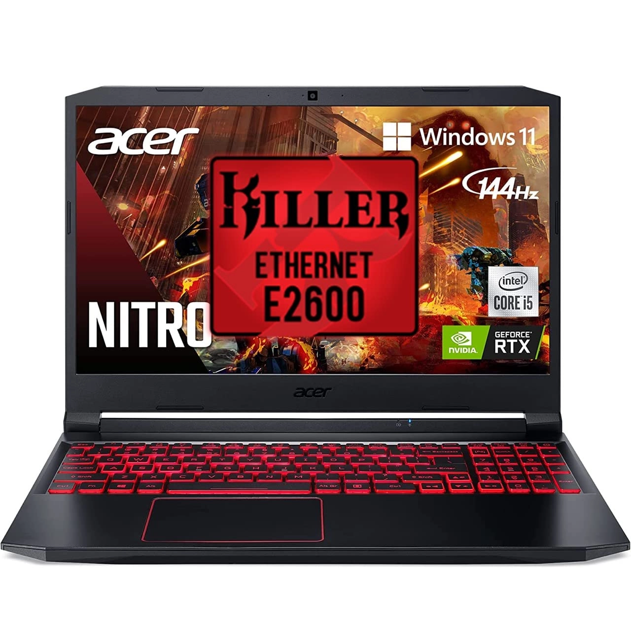 Nitro 5 AN515-55 - 15.6'' Core i5-10300H 8GB DDR4 256GB SSD