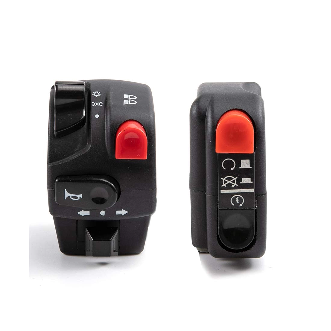 evomosa Motorcycle Switch - 7/8 Inch 22 mm Handlebar Mount