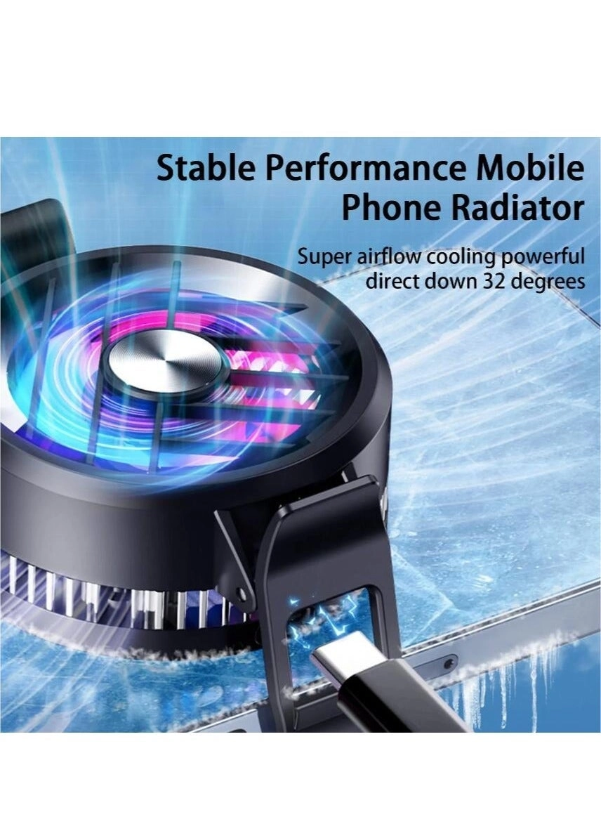 Phone Cooler - Gaming Fan with RGB