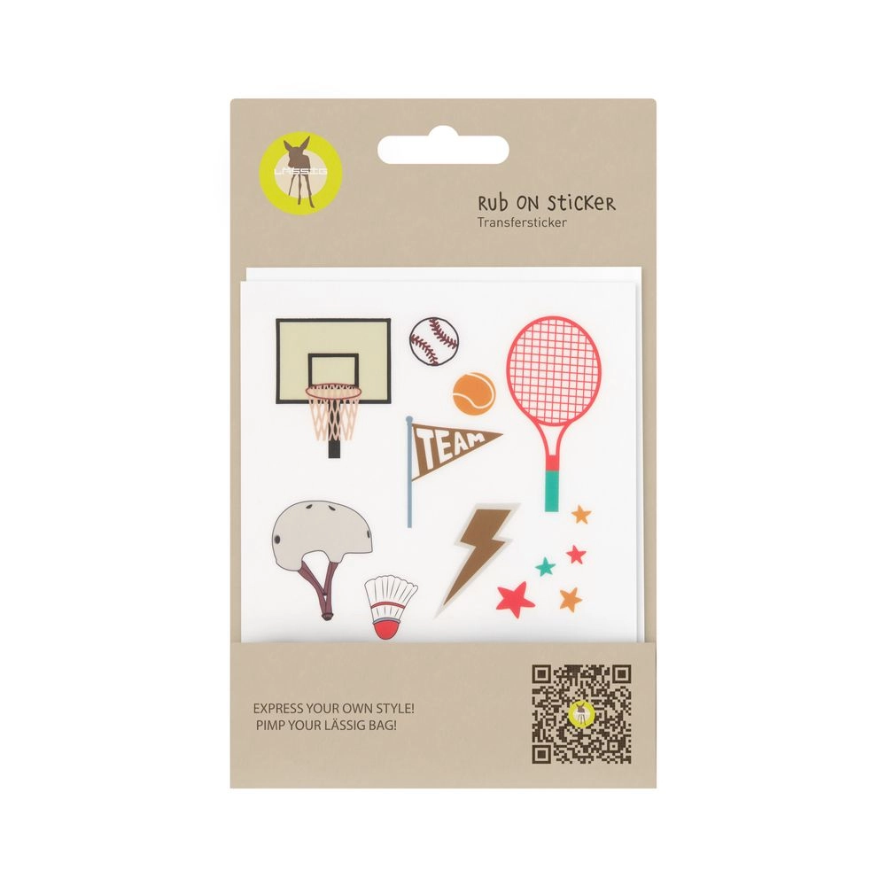 Lassig Sticker Rub On Sport Sticker Book 2 pcs