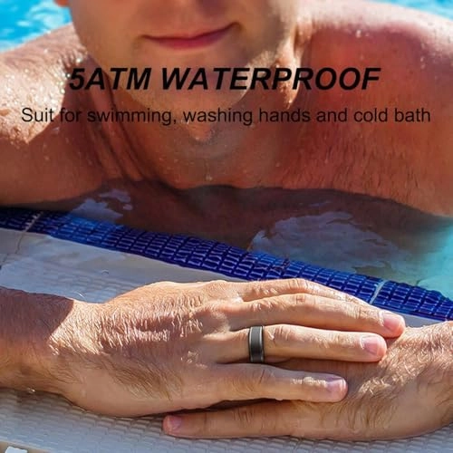 Smart Ring - LED Dispay Screen Heart Rate Sleep Tracker