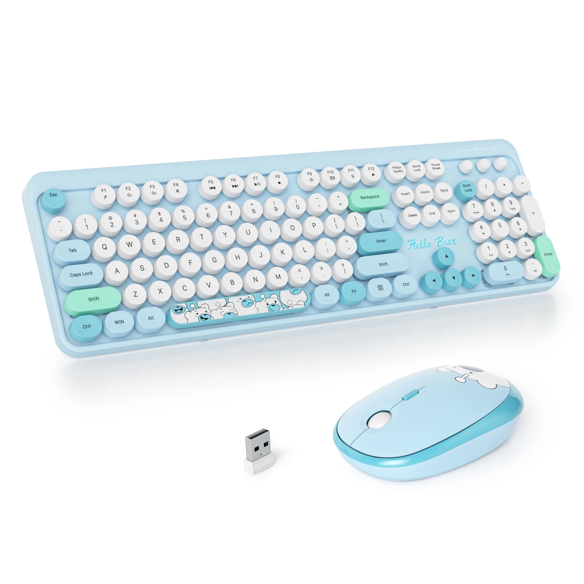 Wireless Keyboard & Mouse Set - US Wireless