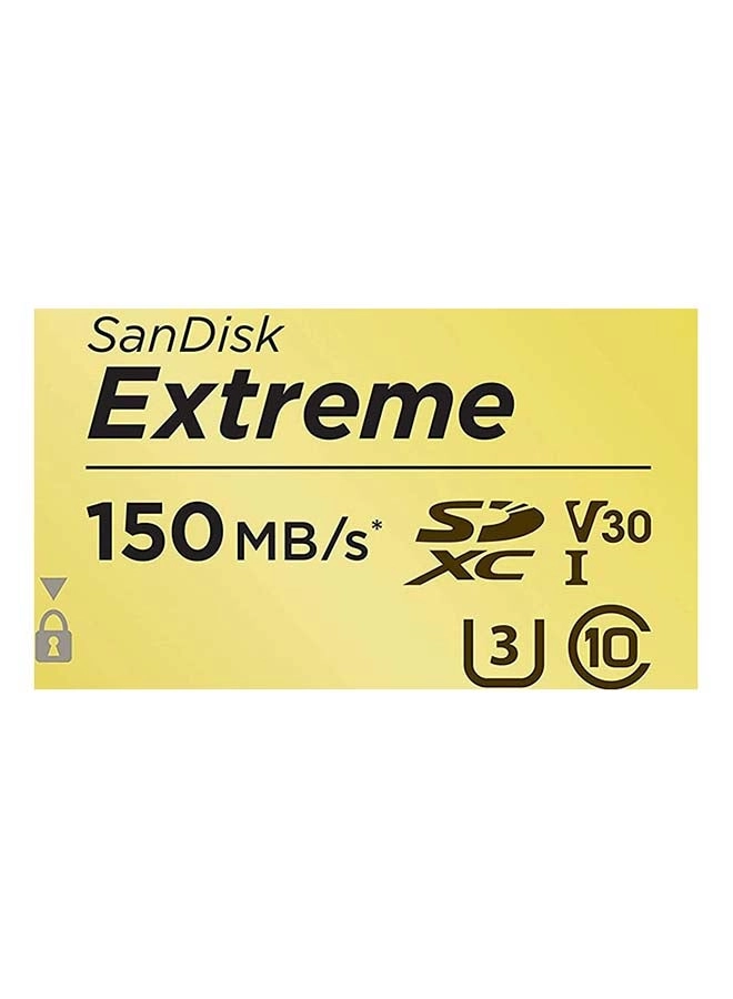 Extreme SDXC U3 128GB 150 Mb/s