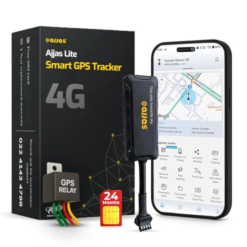 Ajjas 4G Lite - 24 Months 4G SIM Recharge Wired Hidden AI Smart GPS