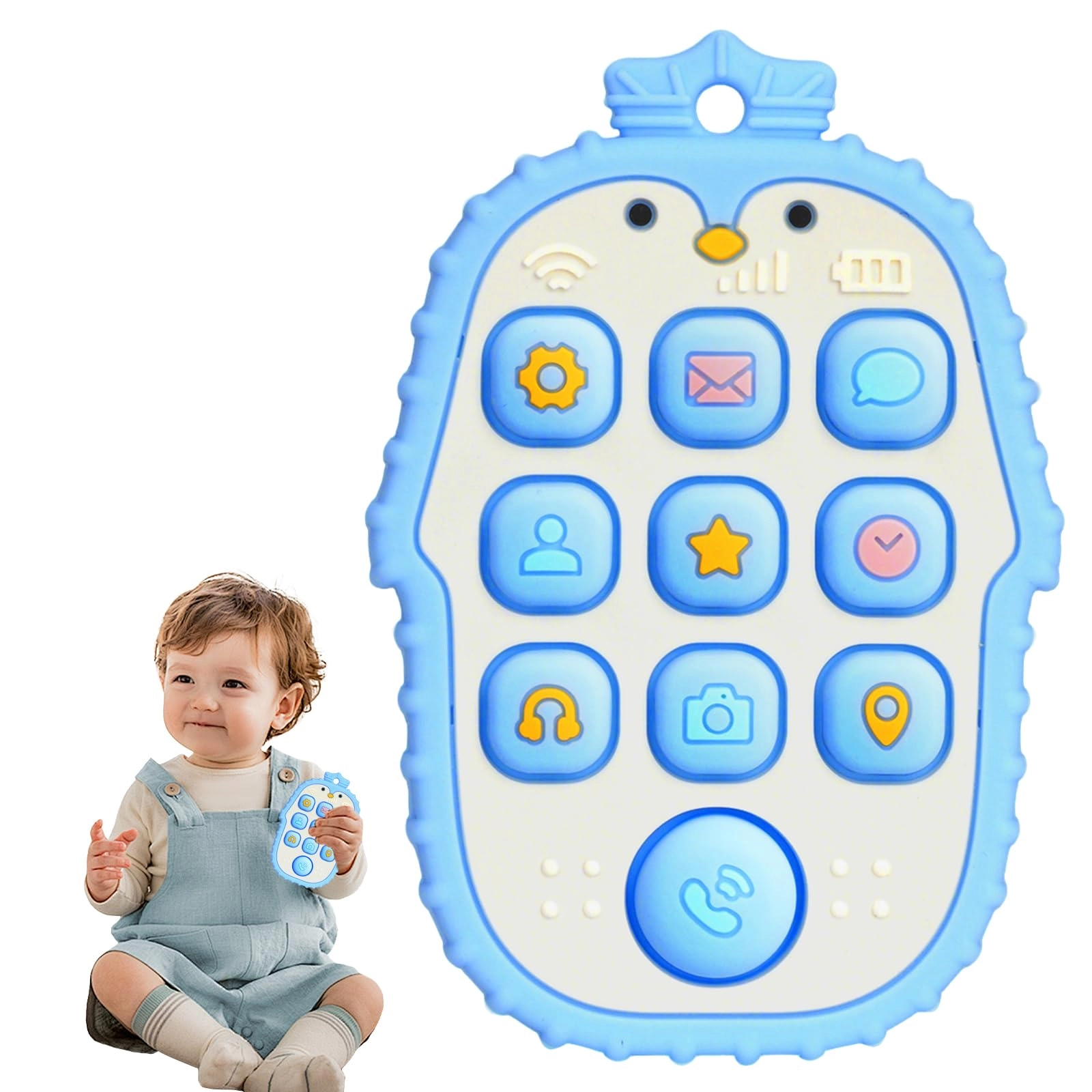 Phone Press Teether - Silicone