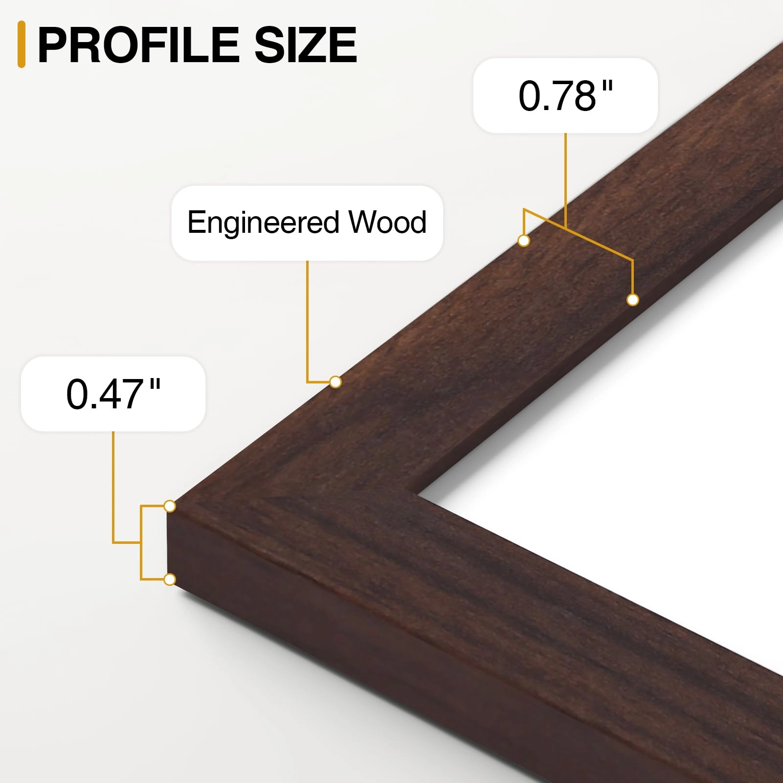 Picture Frames Set - 10 Pack Rustic Grey