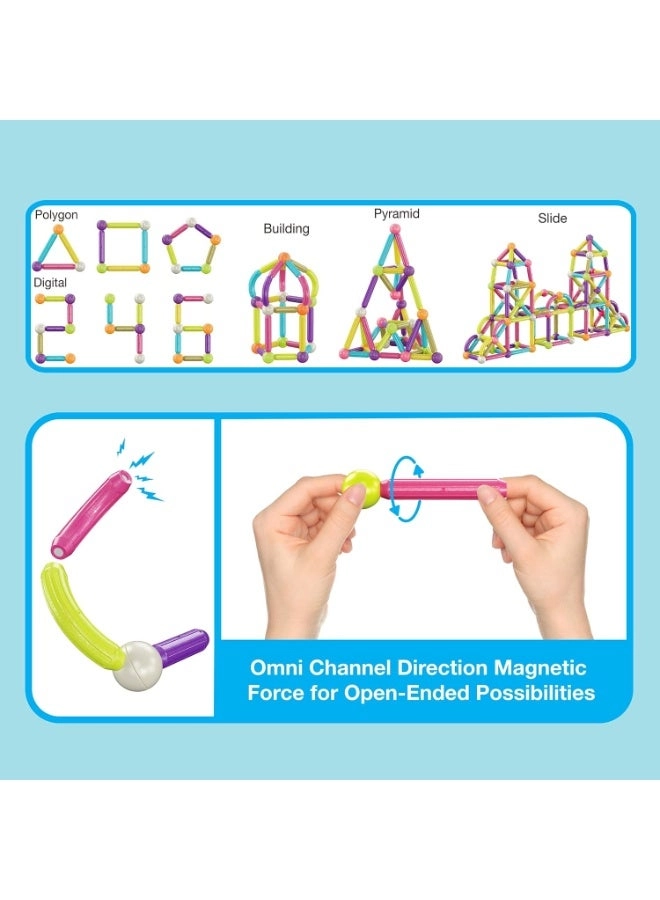 Magnetic Stick Building Block - 100pcs