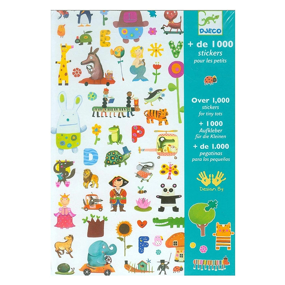 DJECO Little Ones Sticker Book 1000 pcs