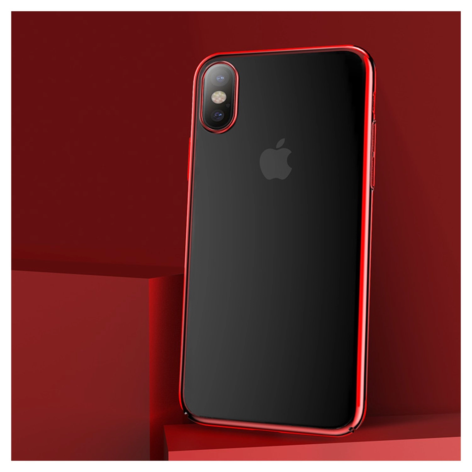 Electroplating Cover Back Case for Apple iPhone X