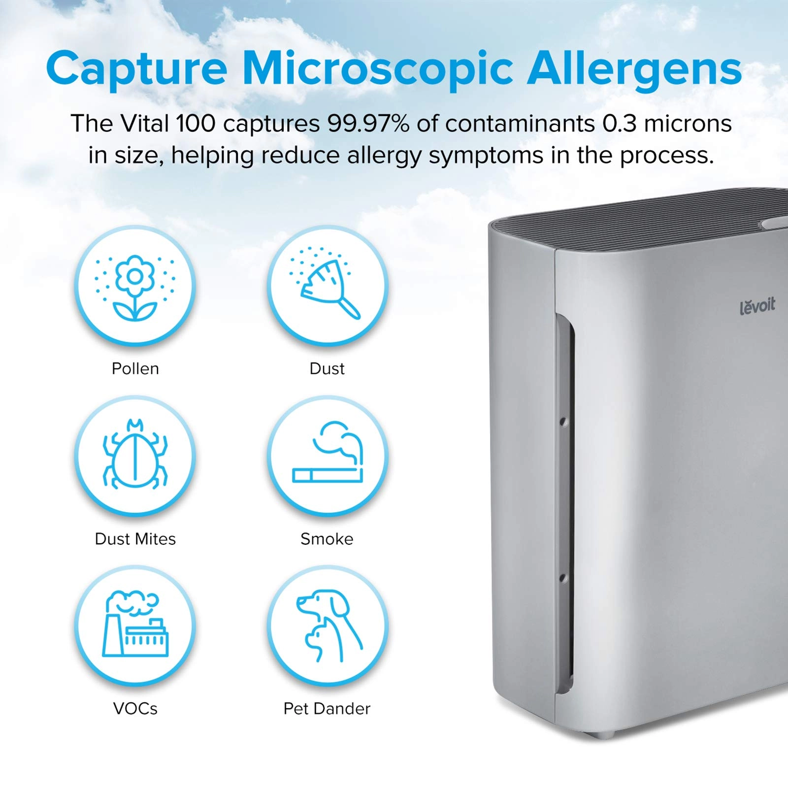 Vital 100 - Large Room Grey