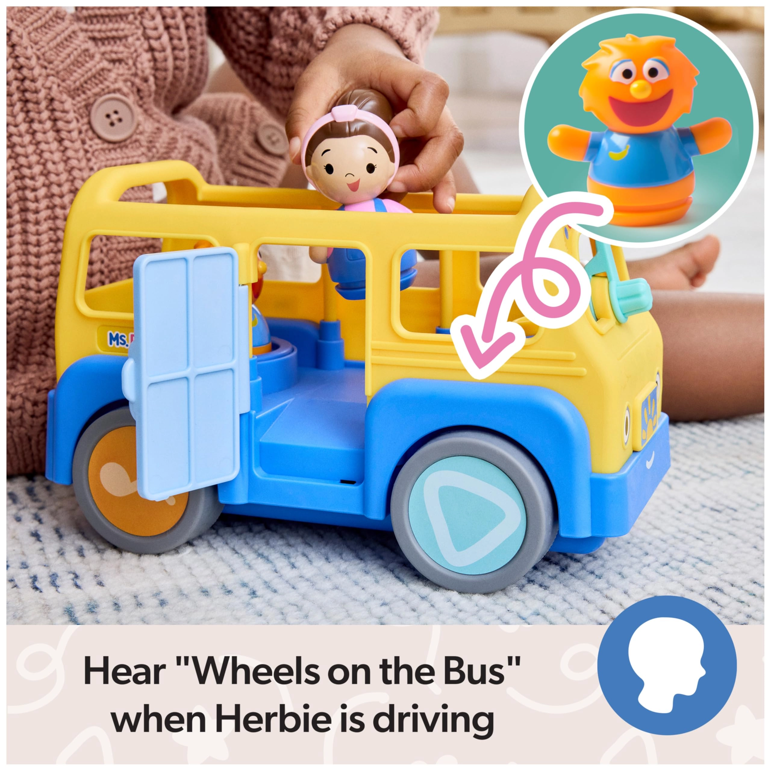 My First Learning Electronic School Bus - Ms. Rachel & Herbie - 1-3 years+
