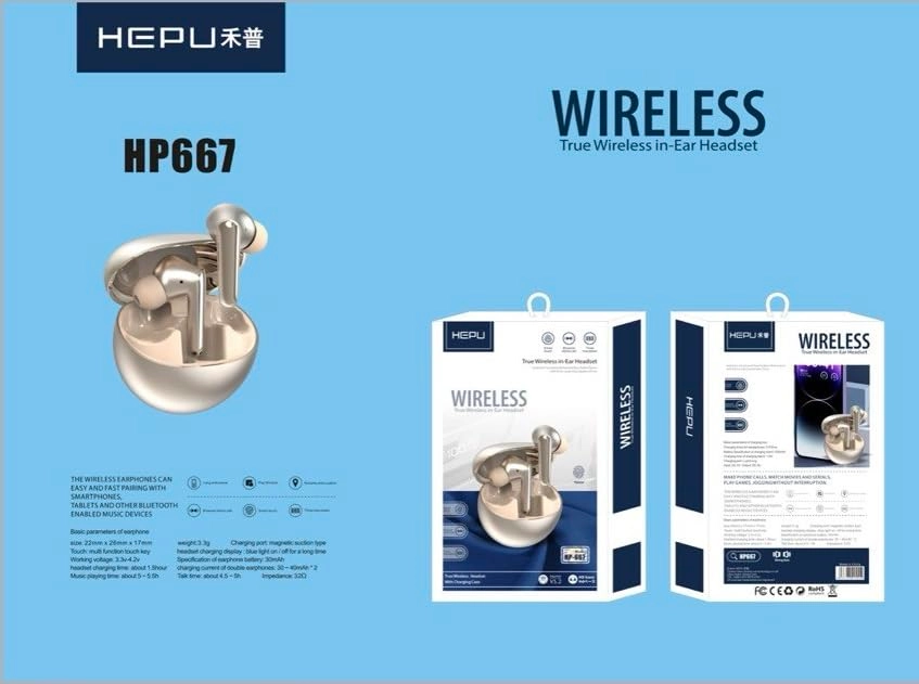 HP667 Wireless Earphone