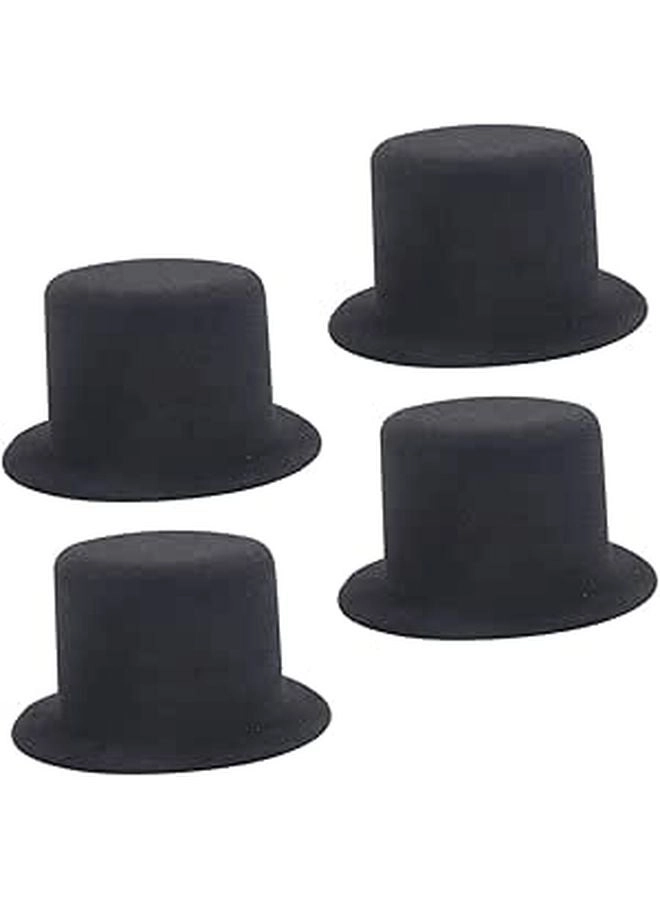 HANABASS Mini Top Hats - 4Pcs 9.00X9.00X4.50CM