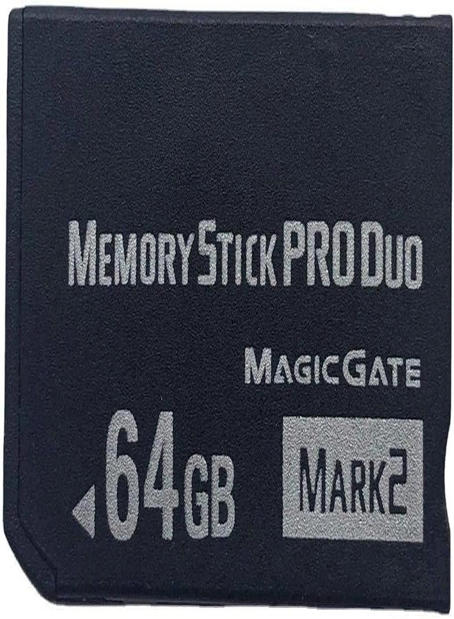 WQDMKE Memory Stick Pro Duo - 64GB + Memory Stick Adapter