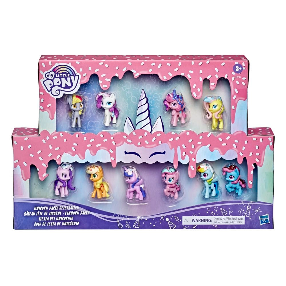 Unicorn Party Celebration Mini Figure - 10 pcs