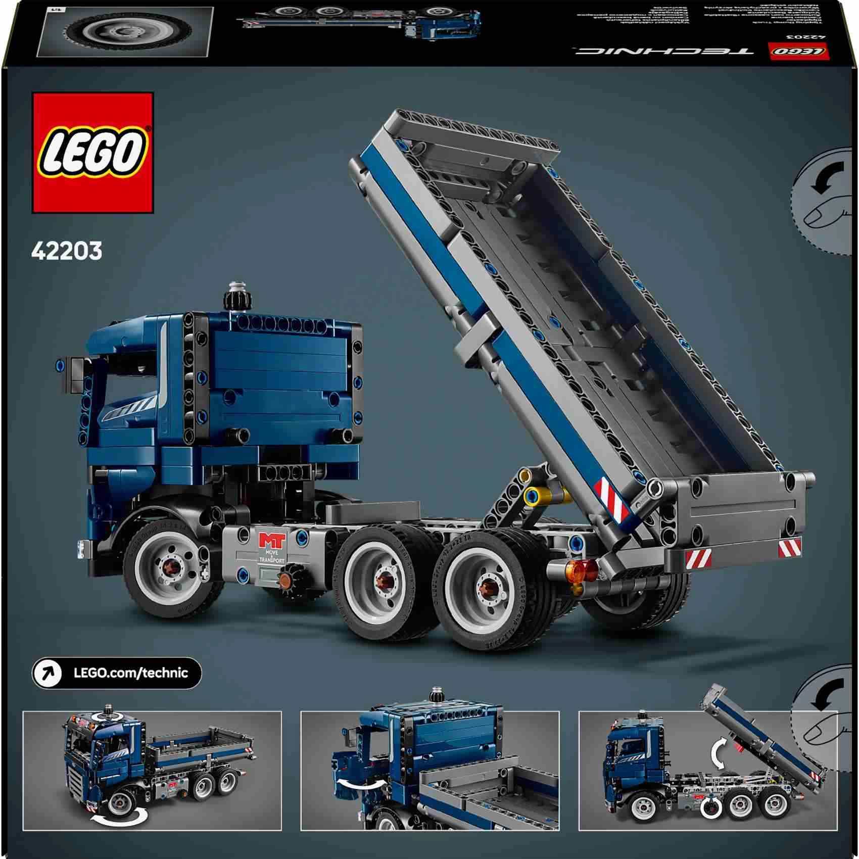 COLOR LAND CHILDRENS TOYS CENTER LLC Technic Tipping Dump Truck (42203)