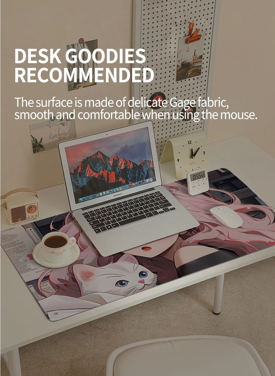 Anime Large Rubber Gaming Mouse Pad - 80x30 cm