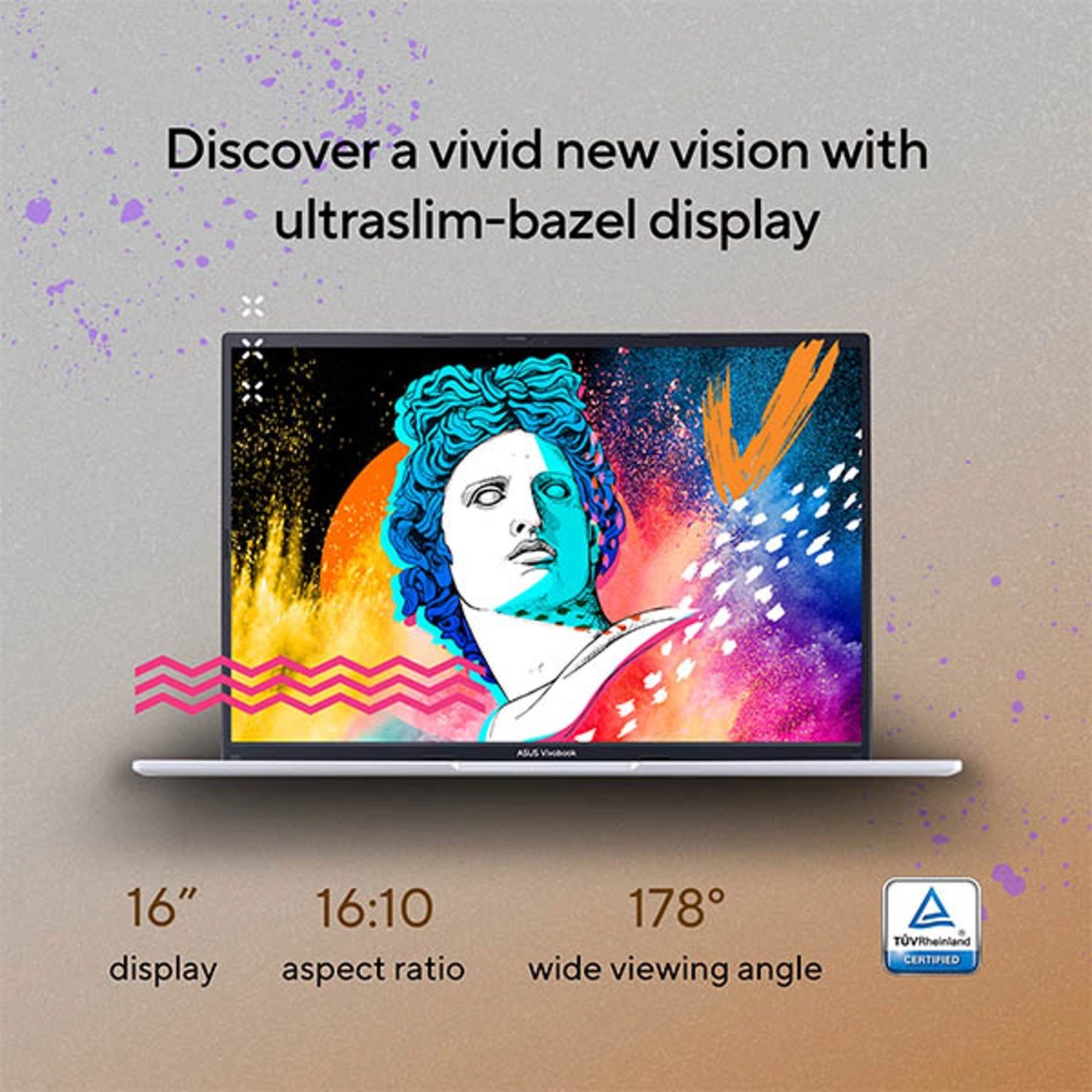 VivoBook 16X M1603QA-MB731W - 16'' Ryzen 7-5800H 16GB DDR4 1000GB SSD