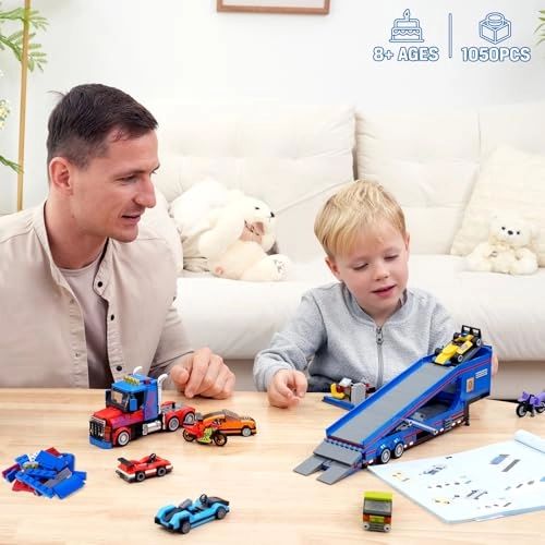 City Car Transporter Truck - 1041 pcs