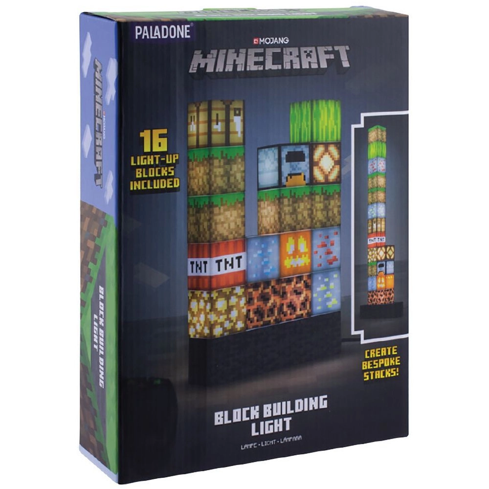 Paladone Minecraft Block Building Light - 16pcs