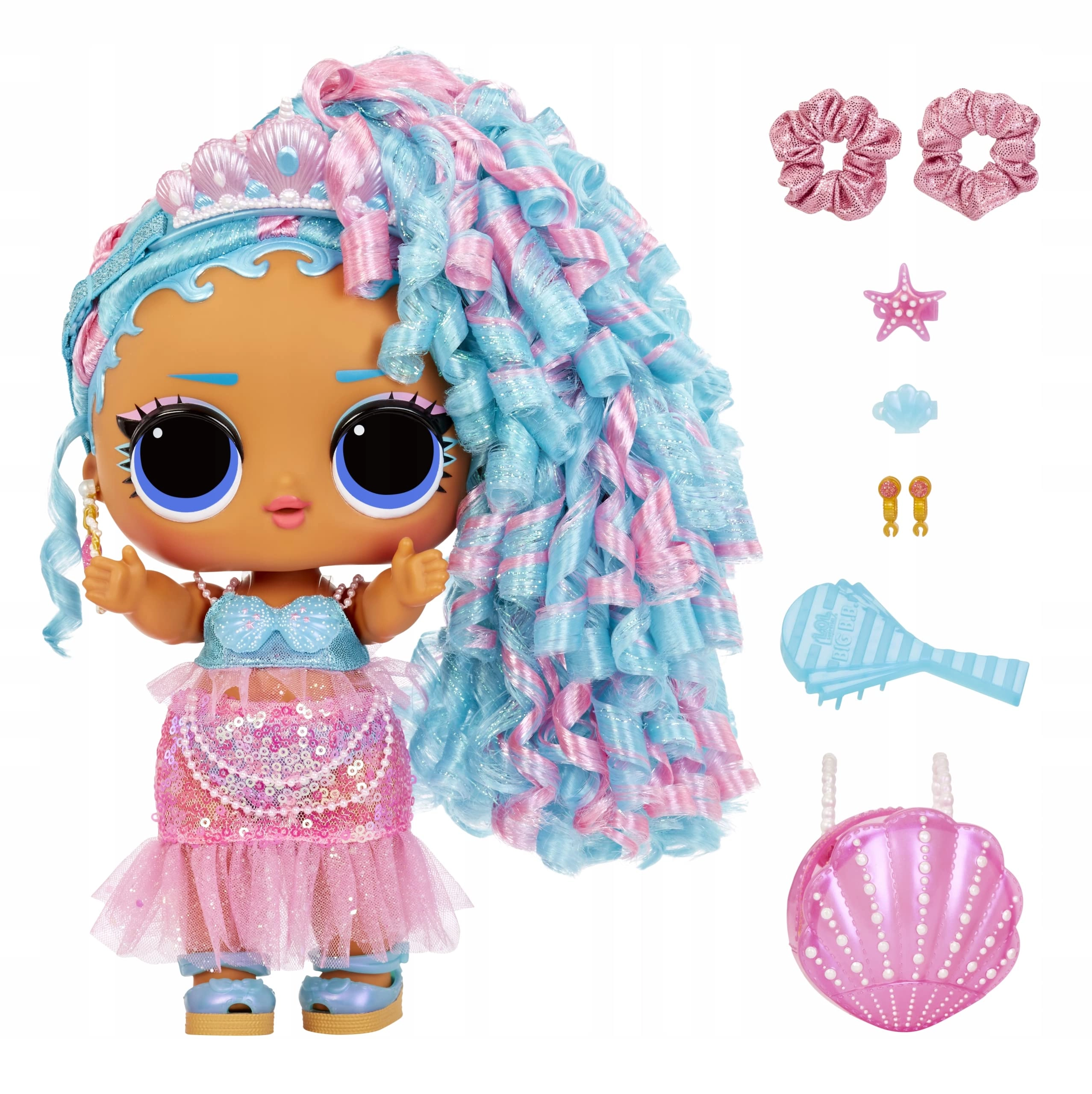 MGA Entertainment Splash Queen Big Baby Doll - 11" Rooted Hair Ages 4+