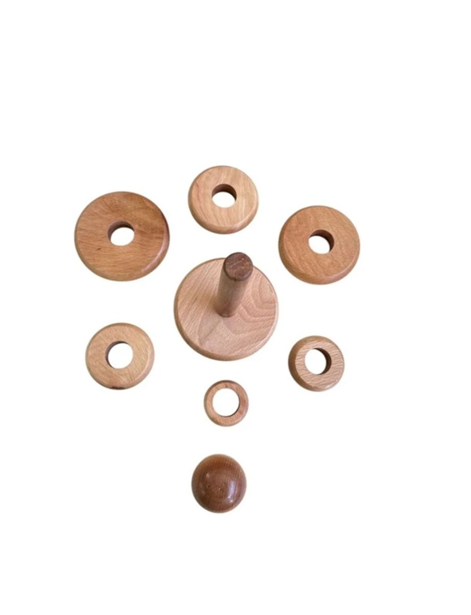 Stacking Rings - Suitable for 12 months and above 8 Pcs