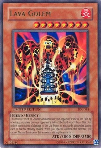 Konami Yu-Gi-Oh! Lava Golem IOC-SE4