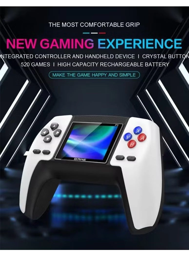 P5 - Retro Mini 500-in-1 2-player White